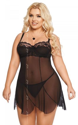 Сорочка бэби-долл Carla - SoftLine Plus size 1895