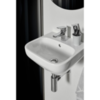 Ideal Standart BD200AA CERAPLAN Смеситель для умывальника без донного клапана, система монтажа EASY-FIX (облегченный монтаж), гибкая подводка G3/8", картридж FirmaFlow 38 мм с функцией HWTC (ограничение максимальной температуры горячей воды), металли