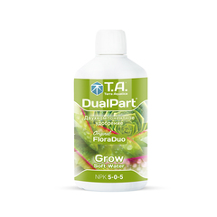 Органоминеральное удобрение DualPart Grow SW (для мягкой воды) от Terra Aquatica