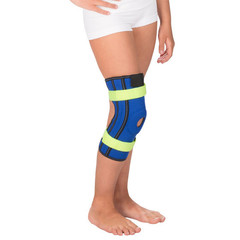 Детский бандаж на коленный сустав с пружинными ребрами жесткости