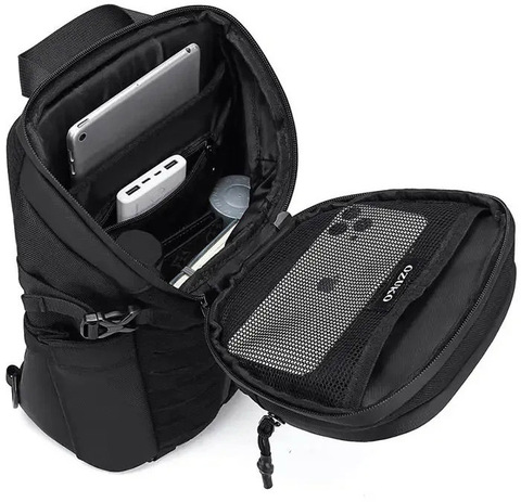 Картинка рюкзак городской Ozuko 9697 Black - 3