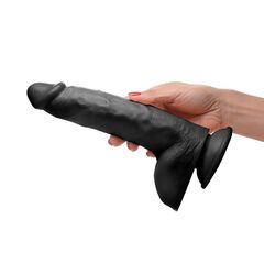 Черный фаллоимитатор Beefy Brad 9’’ Dildo with Balls - 22,4 см. - 