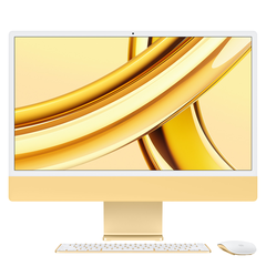 Моноблок Apple iMac 4.5K 24" (M3 8 CPU/10 GPU, 2023) 16/512GB, Yellow (Желтый)