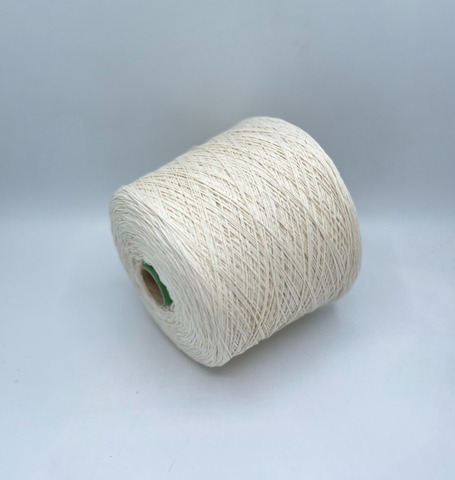 Бобинная пряжа (пр.Италия), art.Cotone, 350м/100 гр. 100%Хлопок, цвет-Экрю , арт.34838
