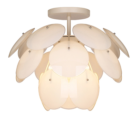 Люстра 3014/5PL White glass