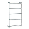 Полотенцесушитель электрический 84x50 Margaroli Sole 5424705CRNB