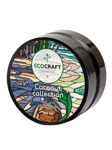 ECOCRAFT Маска для лица увлажняющая и питательная Coconut collection Кокосовая коллекция (60 мл)