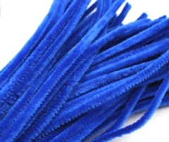 Проволока шенил/синель для рукоделия 30 см, электрик