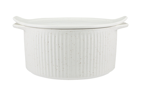 Кастрюля с крышкой 3л Maxwell & Williams Speckle молочная в крапинку