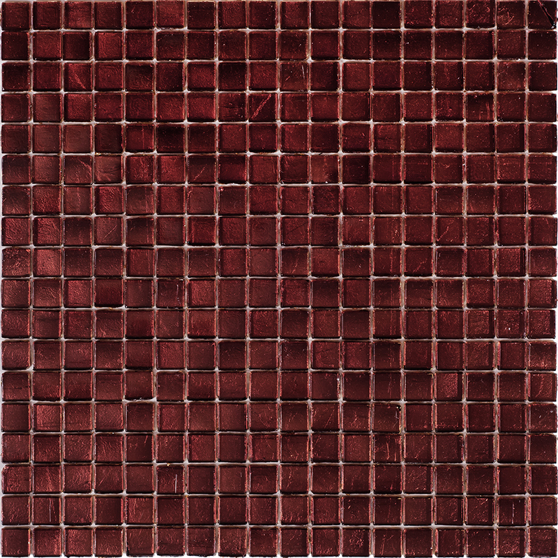 B32 Мозаика одноцветная чип 15 стекло Alma Mono Color коричневый квадрат глянцевый