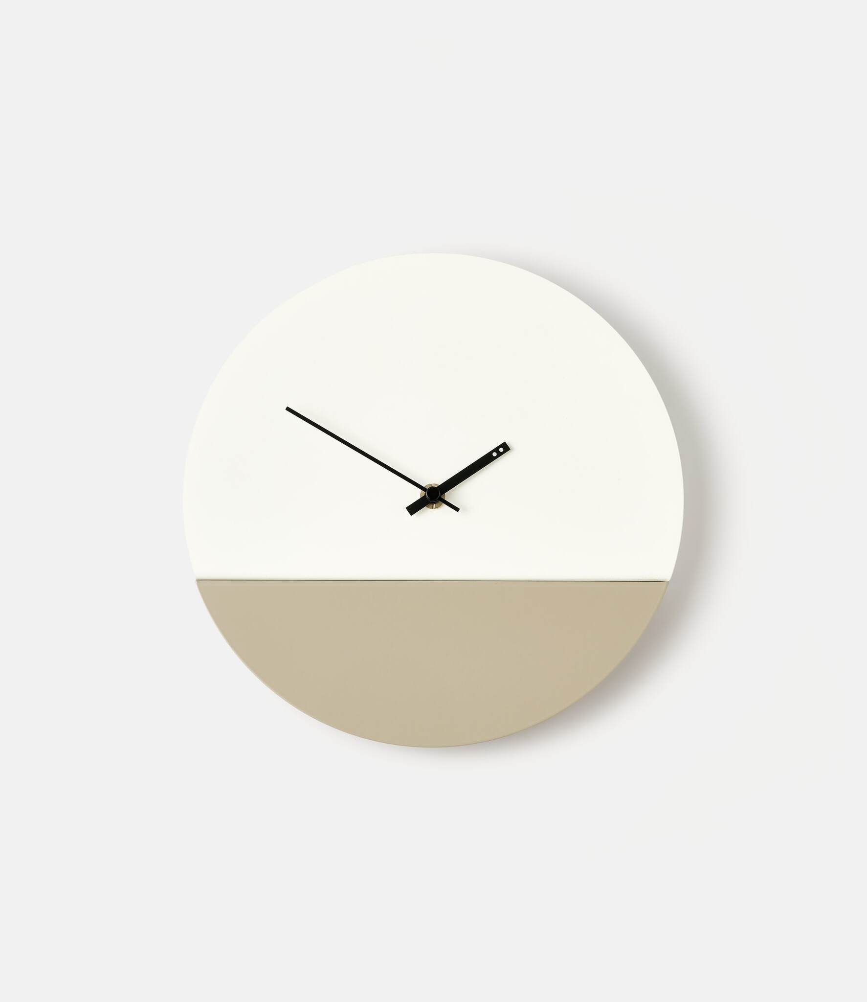 TOO Designs Too Tone Clock White & Stone Grey — настенные часы