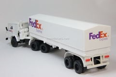 KAMAZ-5410 with semitrailer ODAZ with awning Delivery FedEx Elecon 1:43