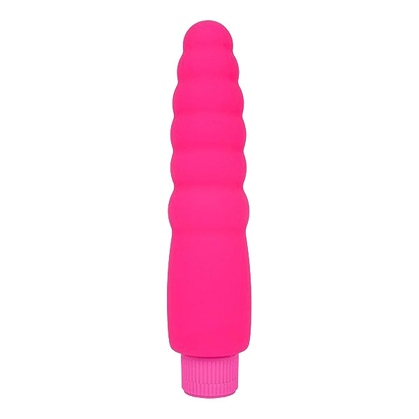 Розовый силиконовый вибратор 15см Bior Toys Cosmo CSM-23091