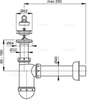 Сифон для раковины Alcaplast A41