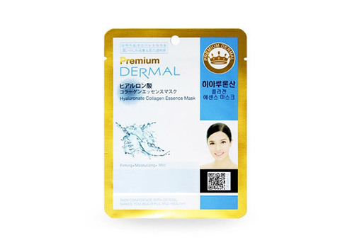Маска с коллагеном и гиалуроновой кислотой "Premium Dermal", 25г