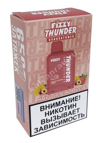 Картридж Fizzy Thunder 6500 затяжек - Манго Персик Арбуз