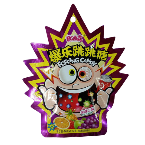 Кислая взрывающаяся посыпка ассорти вкусов You Wei Jiq Popping Candy, 10 гр
