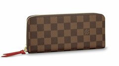 Женский кошелек Louis Vuitton Clemence коричневый