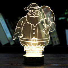 3D светильник Дед Мороз