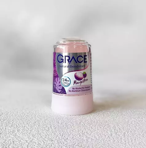 MANGOSTEEN, Crystal Deodorant, Grace (Дезодорант кристаллический алунитовый, МАНГУСТИН, Грэйс),50гр