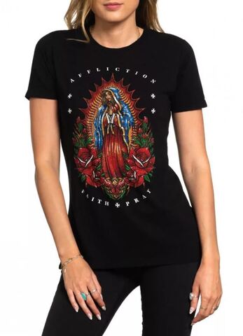 Affliction | Футболка женская MILAGRO Black AW25699 перед