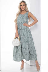 Сарафан В стиле бохо (зеленый) П9037 LT Collection