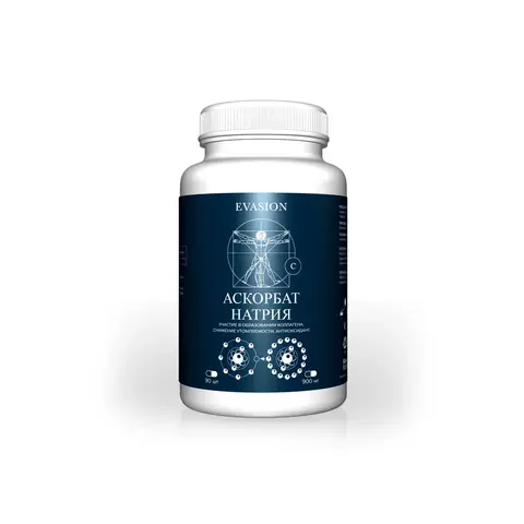 Evasion БАД Аскорбат Натрия, 90 капсул |