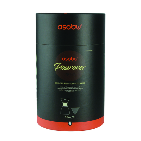 Кофеварка портативная Asobu Pour Over (1 литр), красная