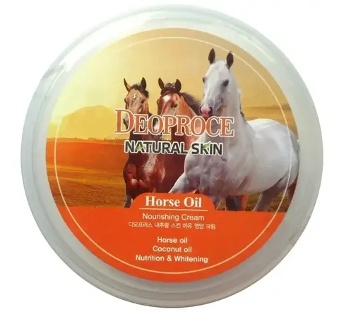 Deoproce natural skin horse oil nourishing cream Крем для лица и тела питательный на основе лошадиного жира 100 г