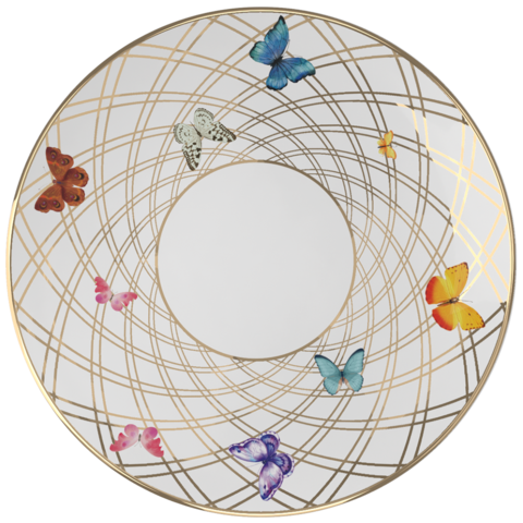 Тарелка для горячих блюд 25.5см First Lady Танец бабочек