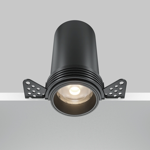 Встраиваемый светильник Maytoni Focus led DL125-L12-4K-TRS-B