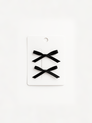 Комплект заколок "Бантики", Черный