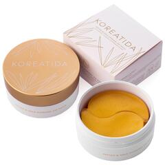 Koreatida Гидрогелевые патчи для глаз с пептидами, коллагеном и коллоидным золотом Peptide & Gold Hydrogel Eye Patch, 60 шт