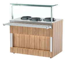 Мармит для первых блюд с электросупницами на 10л. REFETTORIO RM12D(10) (3 супницы)Capital