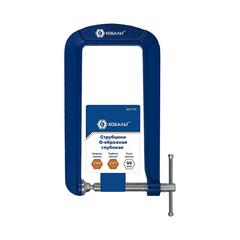 Струбцина G-образная КОБАЛЬТ ГЛУБОКАЯ, ширина зажима 80 мм, глубина зажима 205 мм (923-774)