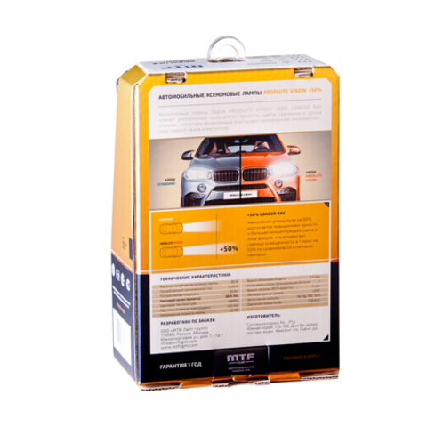 Ксеноновые лампы MTF Light AVBD3S D3S Absolute Vision 4800lm