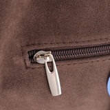 Сумка Саломея 334 эко-замша шоколад