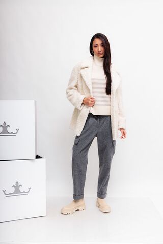 Vira Plotnikova Шуба из овечьей шерсти WoolFur. Полушубок