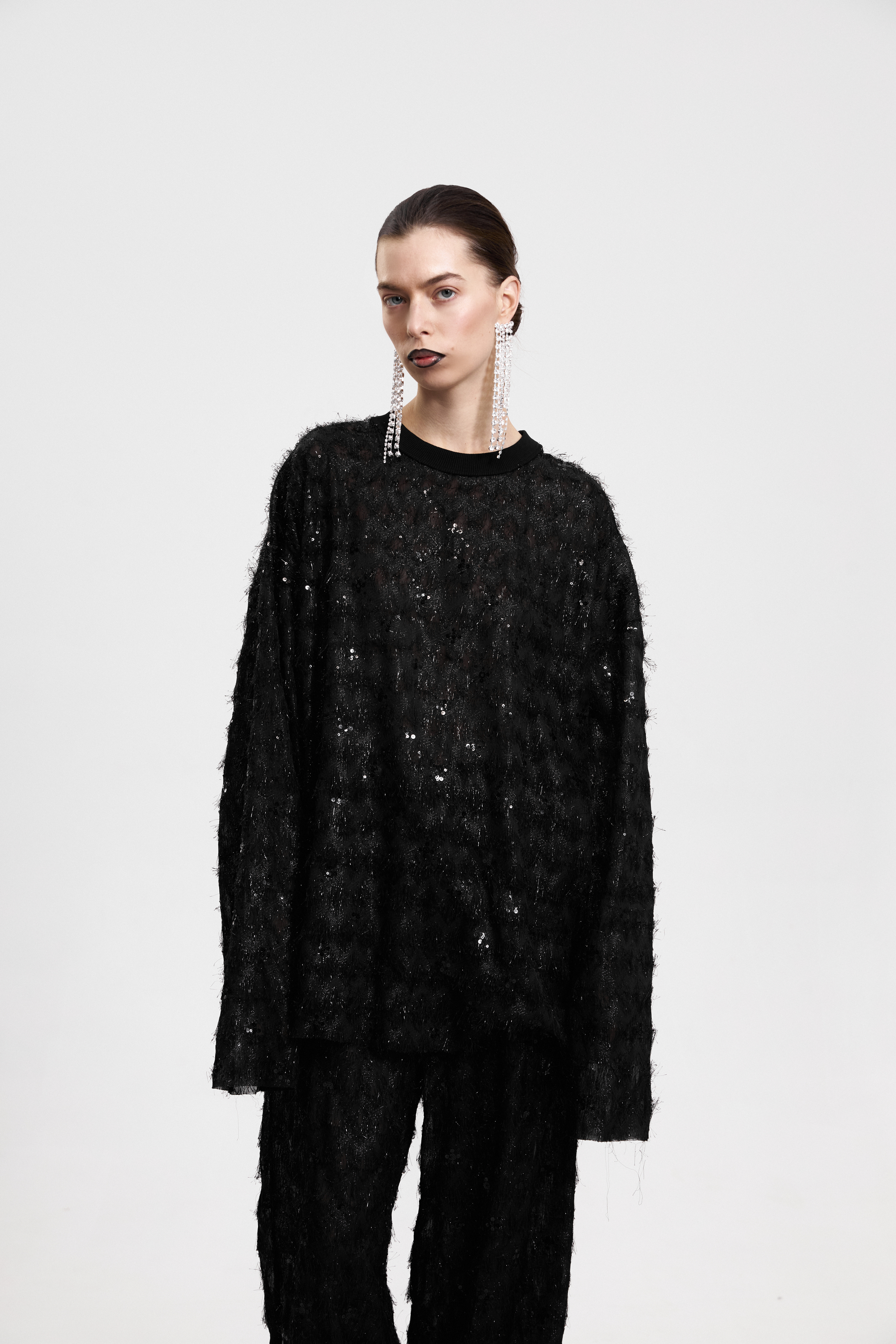 Лонгслив Гэтсби, черный