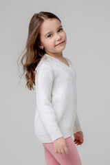 джемпер  для девочки  КВ 30118/ш/белый