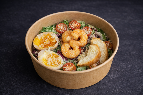 Салат с креветками