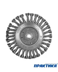 Кордщетка для МШУ радиальная витая ПРАКТИКА 175 мм, М14 (242-670)