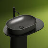 Ceramica Nova Element CN6047MDH Умывальник чаша накладная овальная, 60x41.5, цвет: темный антрацит матовый