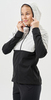 Тренировочная куртка с капюшоном Nordski PRO TOUR HOOD White/Black W женская