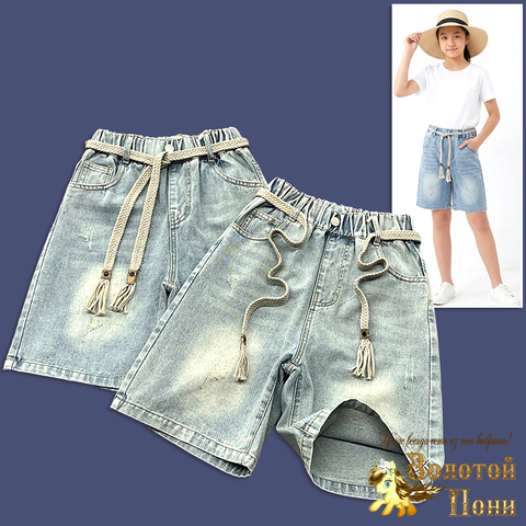 Бриджи джинс д (140-170) 260319-WQ129