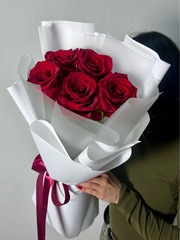 Букет "Клубника со сливками" 5 шт.