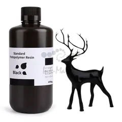 Фотополимерная смола Elegoo Standard Resin, чёрная (Black), 1 кг, 50.103.0091