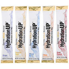 California Gold Nutrition, HydrationUP, смесь для напитка с электролитами, комбинированный набор из 20 пакетов весом 0,15 унции (4,2 г) каждый