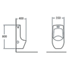 SantiLine SL-6002MB Писсуар сенсорный