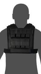 Жилет-утяжелитель Hard Training Filippov от 5кг (4 грузика), черный